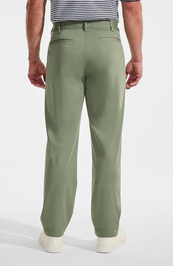 ランズエンド メンズ ボトムス カジュアルパンツ Lands End Traditional Fit Flex Performance Golf Pantsage セージ