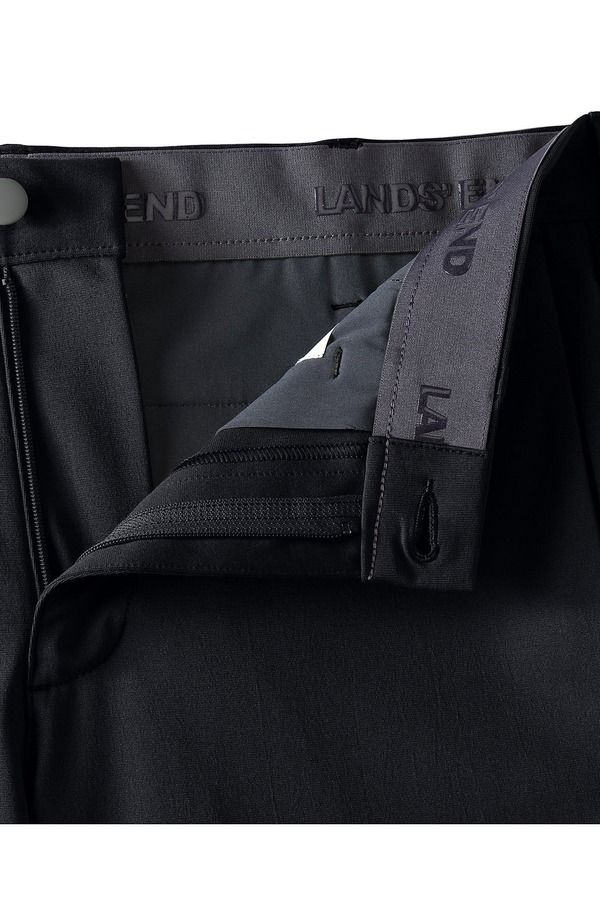 ランズエンド メンズ ボトムス カジュアルパンツ Lands End Traditional Fit Flex Performance Golf Pants Black ブラック