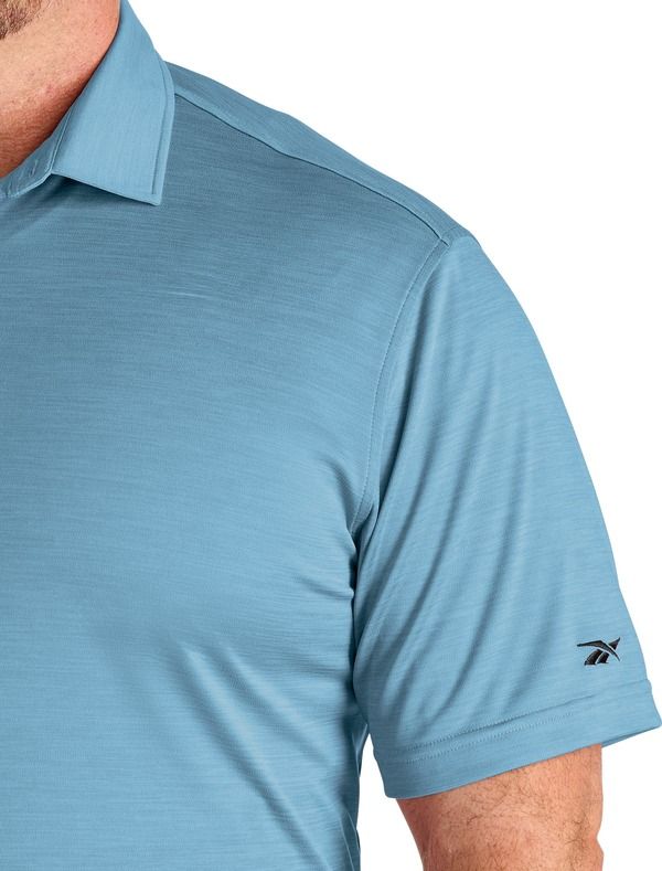 リーボック メンズ トップス ポロシャツ トール Reebok Big Tall Performance Heather Polo Shirt Warped Blue ブルー リーボック メンズ トップス ポロシャツ トール Reebok Big Tall Performance Heather Polo Shirt Warped Blue ブルー