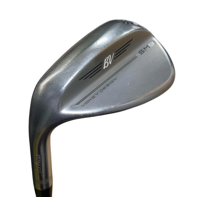 【中古】 タイトリスト VOKEY SPIN MILLED SM9 ツアークロム 58°/08°M レフティ ウェッジ WG 純正特注シャフト (フレックスS) メンズ 男性用 左利き レフティ 左用 Cランク ゴルフクラブ