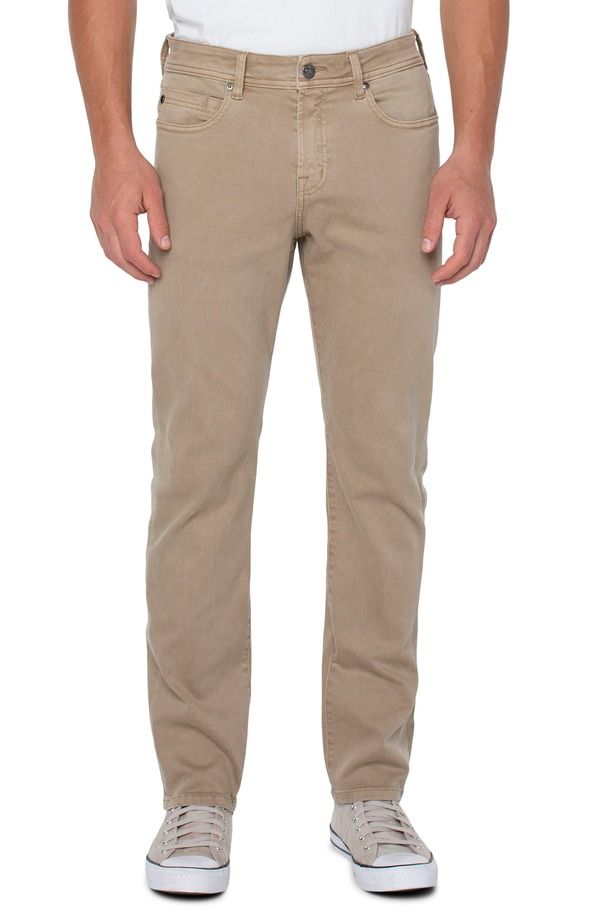 リヴァプール ロサンゼルス メンズ ボトムス デニムパンツ ストレート ジーンズ Liverpoolos Angeles Regent Relaxed Straight Leg Jeans Wheat
