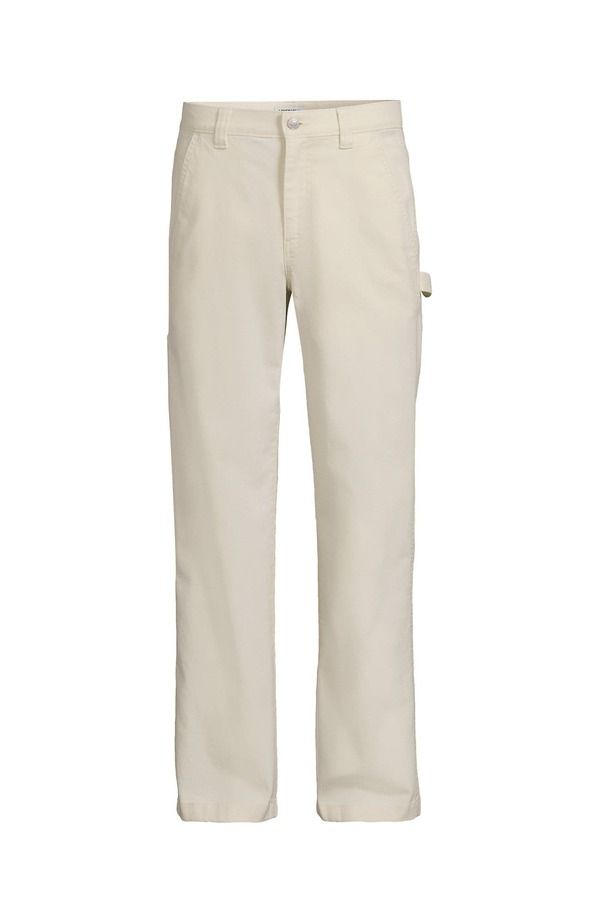 ランズエンド メンズ ボトムス カジュアルパンツ Lands End Carpenter Pant Undyed Natural