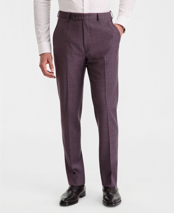 カルバンクライン メンズ ボトムス カジュアルパンツ ウール Calvin Klein MenslimFit WoolBlend Suit Separates Pants Purple パープル カルバンクライン メンズ ボトムス カジュアルパンツ ウール Calvin Klein MenslimFit WoolBlend Suit Separates Pants Purple パープル