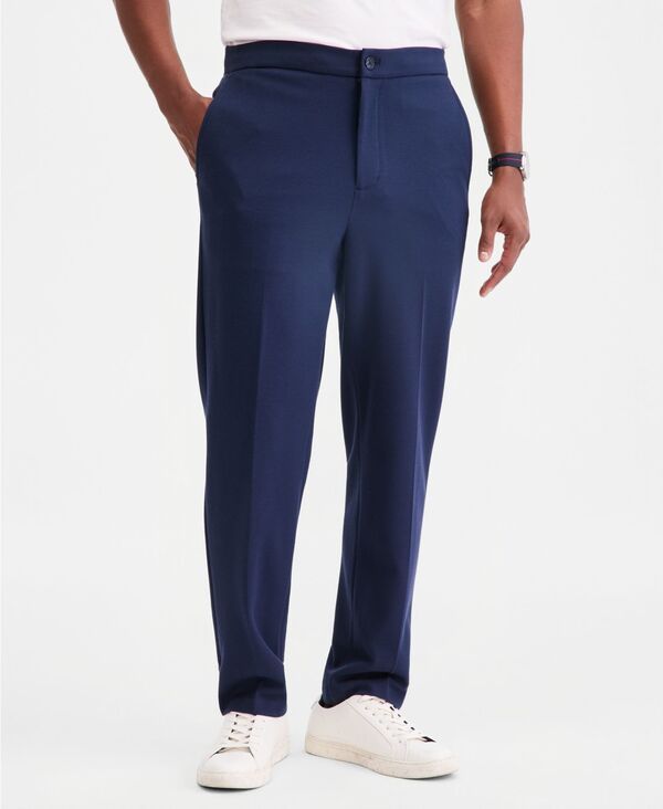 アルファニ メンズ ボトムス カジュアルパンツ ニット Alfani Mens Textured Knit Suit Pants Macys Exclusive Neo Navy ネイビー