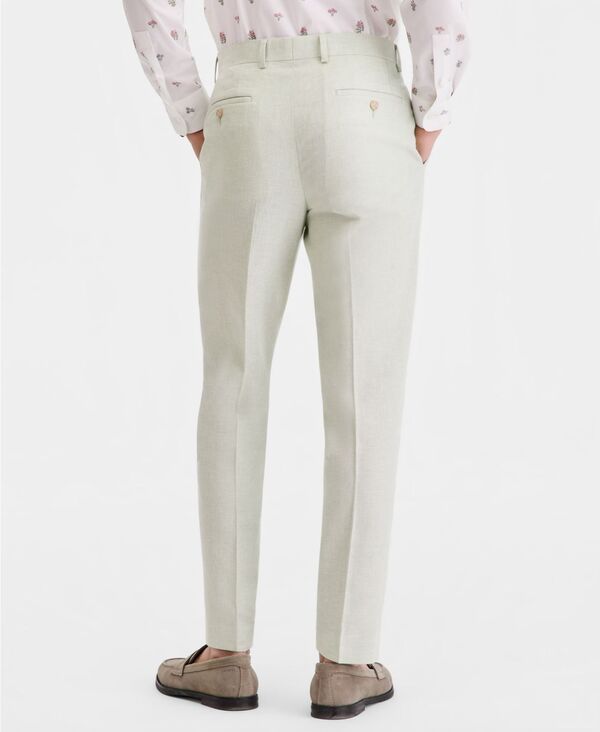 バースリー メンズ ボトムス カジュアルパンツ リネン Bar III MenslimFit LinenBlend Suit Separates Pants Macys Exclusive Mint