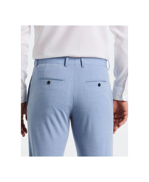 ペリーエリス メンズ ボトムス カジュアルパンツ スリムフィット Perry Ellis Mens Dobby Louislim Fit Suit Pants Infinity