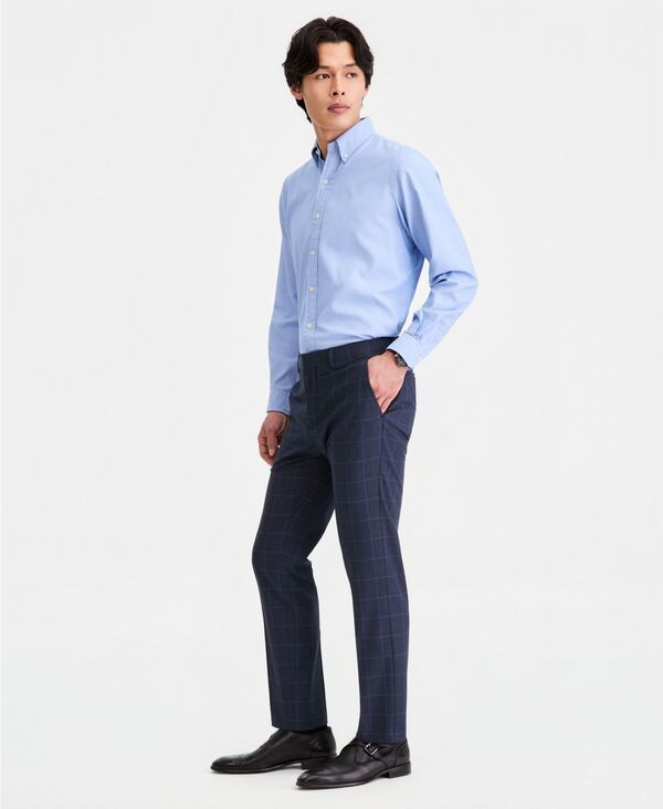 ケネスコール メンズ ボトムス カジュアルパンツ Kenneth Cole Reaction Mens Windowpane SlimFitechniCole Suit Separate Pants