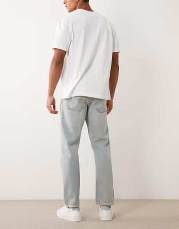 ジャック アンド ジョーンズ メンズ ボトムス デニムパンツ ジーンズ Jack Jones Christraight fit jeans in light Blue Denim デニム ジャック アンド ジョーンズ メンズ ボトムス デニムパンツ ジーンズ Jack Jones Christraight fit jeans in light Blue Denim デニム