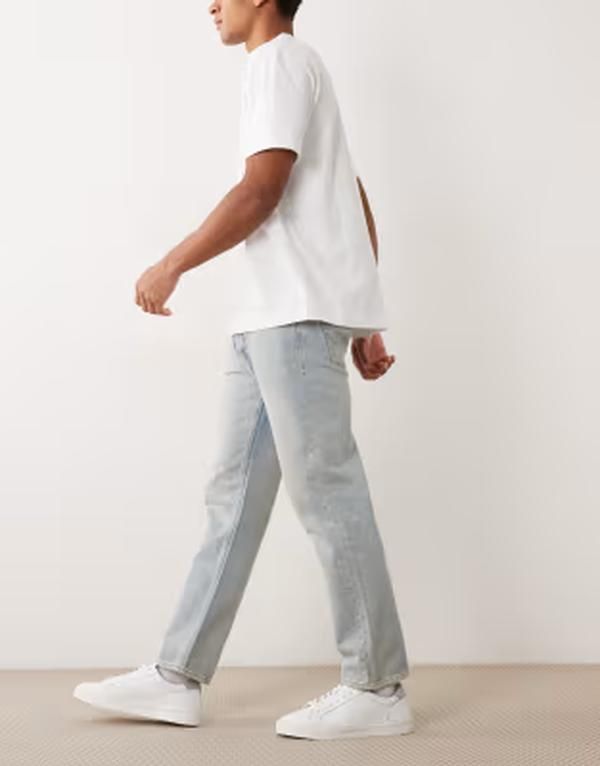 ジャック アンド ジョーンズ メンズ ボトムス デニムパンツ ジーンズ Jack Jones Christraight fit jeans in light Blue Denim デニム ジャック アンド ジョーンズ メンズ ボトムス デニムパンツ ジーンズ Jack Jones Christraight fit jeans in light Blue Denim デニム