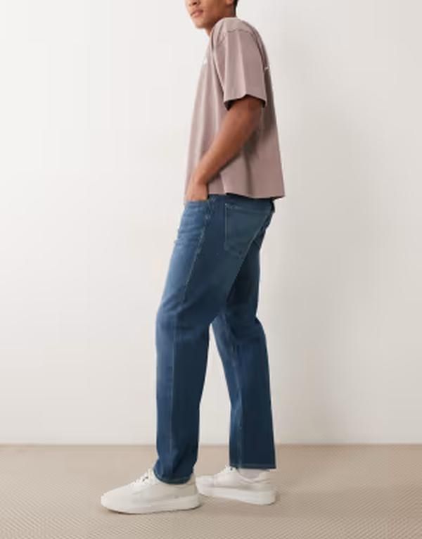 ジャック アンド ジョーンズ メンズ ボトムス デニムパンツ ジーンズ Jack Jones Christraight fit jeans in dark Blue Denim デニム ジャック アンド ジョーンズ メンズ ボトムス デニムパンツ ジーンズ Jack Jones Christraight fit jeans in dark Blue Denim デニム