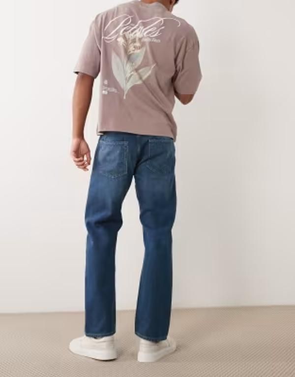 ジャック アンド ジョーンズ メンズ ボトムス デニムパンツ ジーンズ Jack Jones Christraight fit jeans in dark Blue Denim デニム ジャック アンド ジョーンズ メンズ ボトムス デニムパンツ ジーンズ Jack Jones Christraight fit jeans in dark Blue Denim デニム