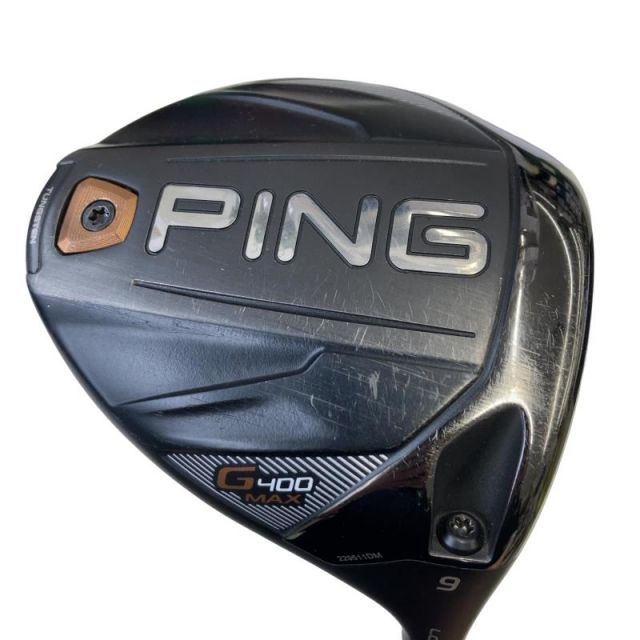 【中古】 ピン G400 MAX 9° ドライバー DR 純正特注シャフト (フレックスS) メンズ 男性用 右利き 右用 Cランク ゴルフクラブ
