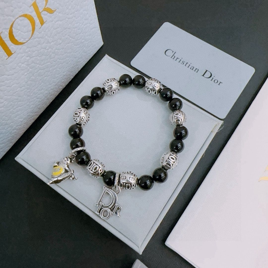送料無料 新品！新品 CHRISTIAN DIOR クリスチャン ディオール ブレスレット バングル リストバンド メンズ 結婚式 卒業式 清楚 イベント 入学式