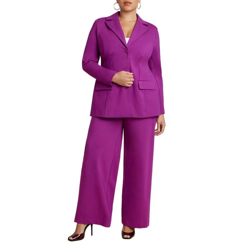 エロクイ レディース ボトムス カジュアルパンツ ワイドレッグ プラスサイズ ELOQUII Womens Plusize The Ultimate Stretch Wide Leg Pant Hol