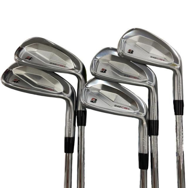 【中古】 ブリヂストン BRIDGESTONE 242CB+ 6S アイアンセット IR 純正特注シャフト (フレックスSR) メンズ 男性用 右利き 右用 Bランク ゴルフクラブ