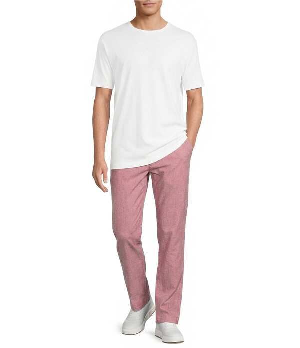 カリビアン メンズ ボトムス カジュアルパンツ リネン Caribbean Linen Performance Pants Red レッド