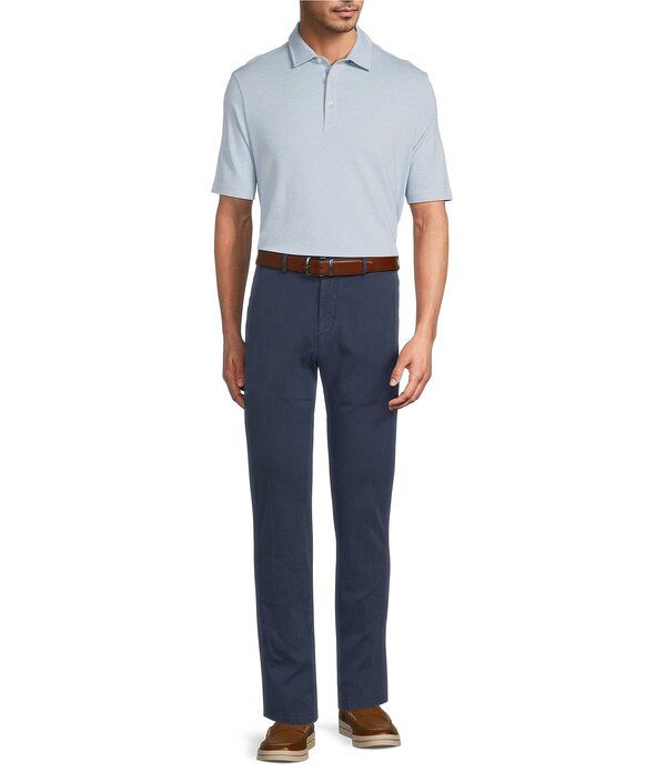 ハート シャフナー マルクス メンズ ボトムス カジュアルパンツ Hart Schaffner Marx Flat Front Garment Dyed Chino Pants Blue ブルー