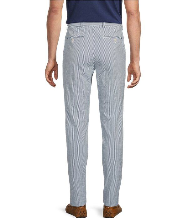 ダニエル クレミュ メンズ ボトムス カジュアルパンツ Cremieux Blue Label Flat Front CMX Stripe Seersucker Pants Blue ブルー ダニエル クレミュ メンズ ボトムス カジュアルパンツ Cremieux Blue Label Flat Front CMX Stripe Seersucker Pants Blue ブルー