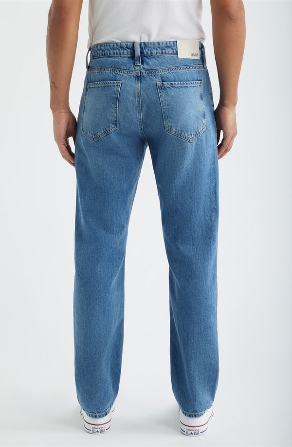 マーヴィ ジーンズ メンズ ボトムス デニムパンツ ストレート コットン リネン Mavi Jeans Zach Straight Leg Cotton Linen Jeans Mid Linen D