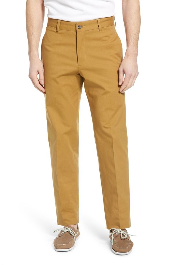 ベール メンズ ボトムス カジュアルパンツ Berle Charleston Khakis Flat Front Stretch Canvas Pants British Tan タン
