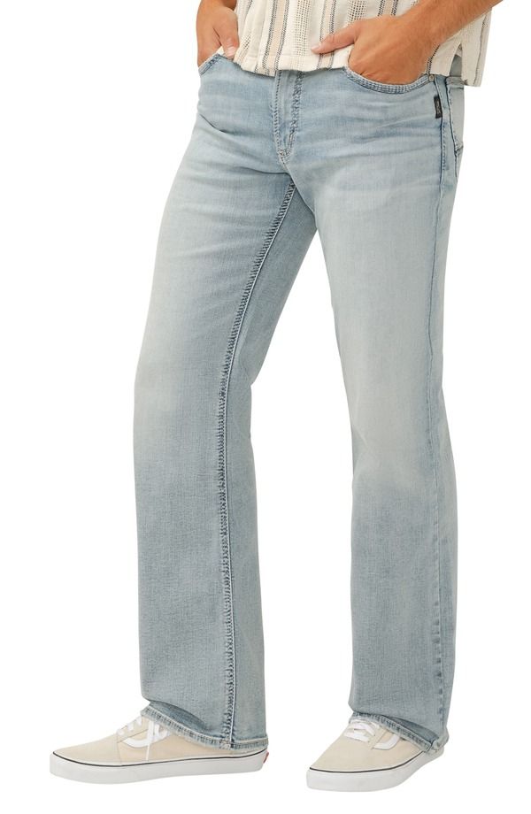 シルバー ジーンズ メンズ ボトムス デニムパンツ リラックスフィット ストレート Silver Jeans Co Zac Relaxed Fit Straight Leg Jeans Indigo