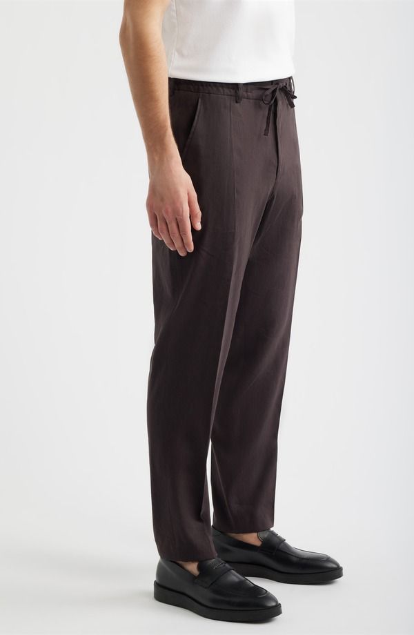 ボス メンズ ボトムス カジュアルパンツ BOSS Perin Drawstring Pants Dark Brown ブラウン ボス メンズ ボトムス カジュアルパンツ BOSS Perin Drawstring Pants Dark Brown ブラウン