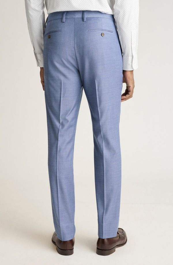 ボノボス メンズ ボトムス カジュアルパンツ ウール Bonobos Jetsetter Flat Front Stretch Wool Suit Pants 1 Blue Sharkskin ブルー