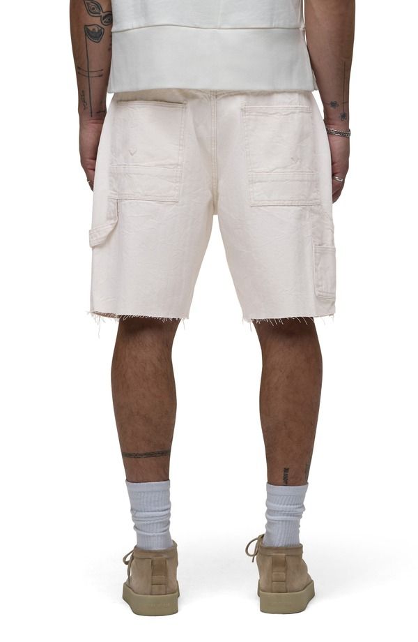 ハドソンジーンズ メンズ ボトムス デニムパンツ ショートパンツ Hudson Jeans Carpenter Denim Shorts Ecru エクリュ