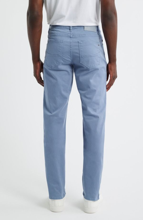 ブラックス メンズ ボトムス カジュアルパンツ ストレート Brax Cadiz Straight Leg Stretch Twill Pants Riviera