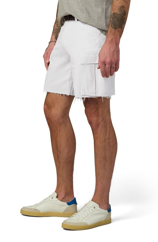 ジョーズ メンズ ボトムス ハーフパンツ・ショーツ ショートパンツ Joes McArthuraw Hem Cargo Shorts White ホワイト