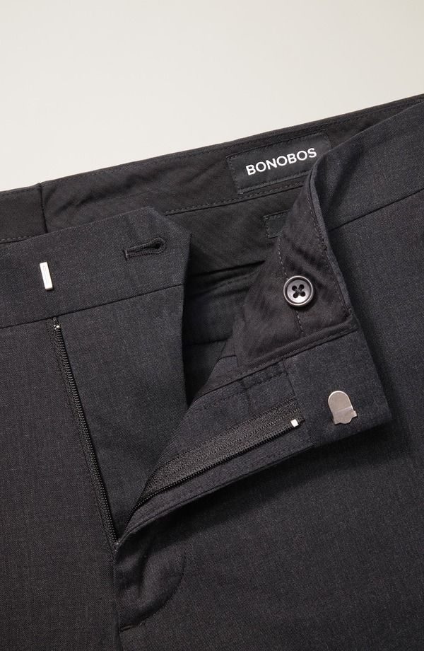 ボノボス メンズ ボトムス カジュアルパンツ ウール Bonobos Jetsetter Flat Front Hemmed Stretch Wool Dress Pants Charcoal チャコ ボノボス メンズ ボトムス カジュアルパンツ ウール Bonobos Jetsetter Flat Front Hemmed Stretch Wool Dress Pants Charcoal チャコ