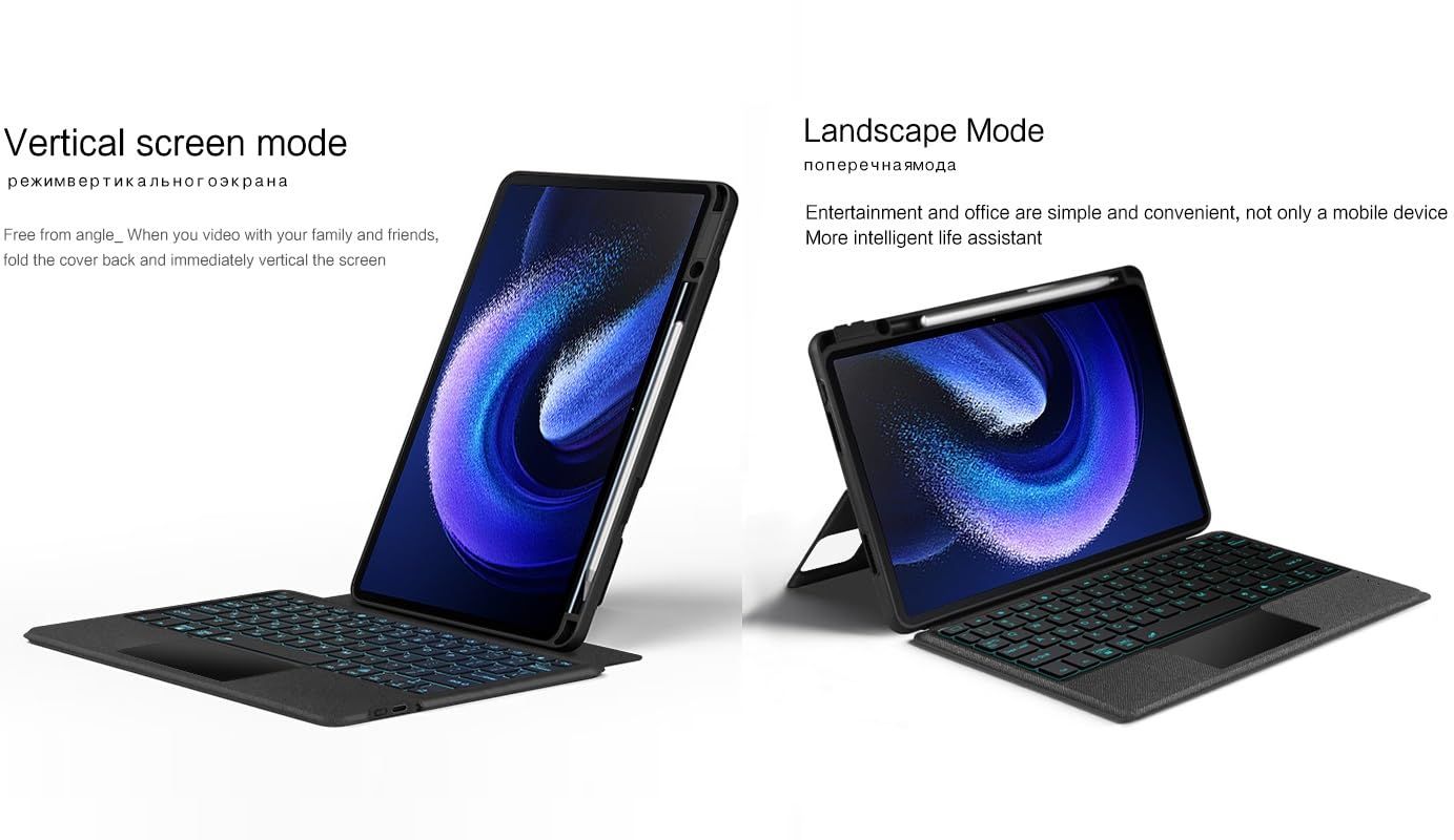 縦/横置き シャオミ Xiaomi Pad mini 8.8インチ対応 キーボード ケース タッチパッド バックライト付き マグネット式 分離式 シャオミカバー タブレット Xiaomi Pad Mini タブレット 8.8インチ 角度を自由に変更 ケース 磁 縦/横置き シャオミ Xiaomi Pad mini 8.8インチ対応 キーボード ケース タッチパッド バックライト付き マグネット式 分離式 シャオミカバー タブレット Xiaomi Pad Mini タブレット 8.8インチ 角度を自由に変更 ケース 磁