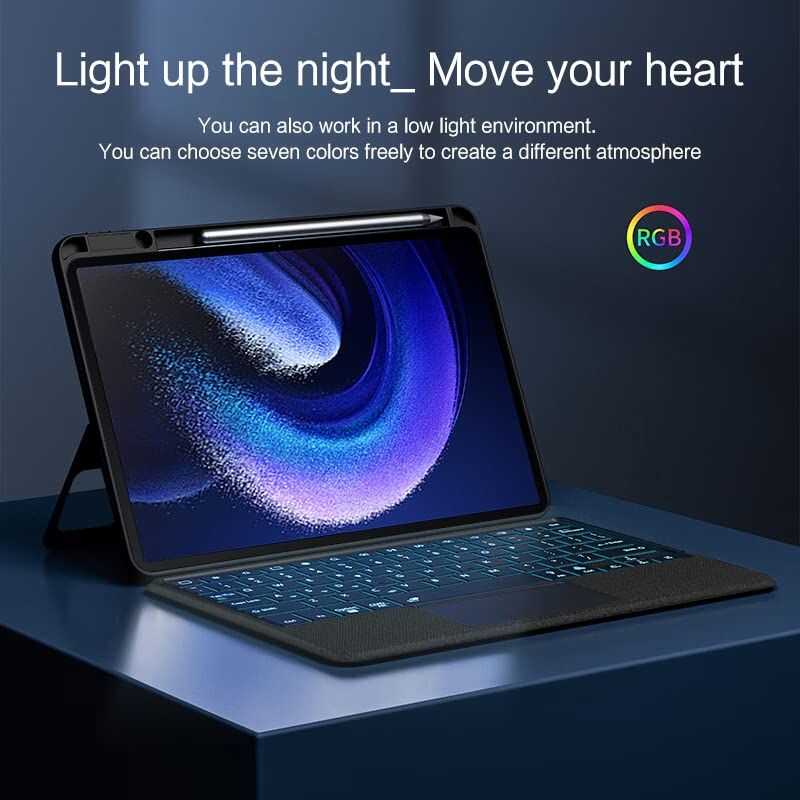 縦/横置き シャオミ Xiaomi Pad mini 8.8インチ対応 キーボード ケース タッチパッド バックライト付き マグネット式 分離式 シャオミカバー タブレット Xiaomi Pad Mini タブレット 8.8インチ 角度を自由に変更 ケース 磁 縦/横置き シャオミ Xiaomi Pad mini 8.8インチ対応 キーボード ケース タッチパッド バックライト付き マグネット式 分離式 シャオミカバー タブレット Xiaomi Pad Mini タブレット 8.8インチ 角度を自由に変更 ケース 磁