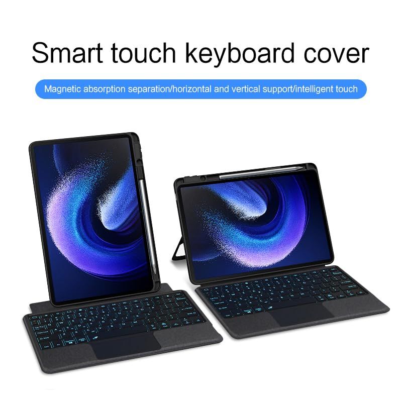 縦/横置き シャオミ Xiaomi Pad mini 8.8インチ対応 キーボード ケース タッチパッド バックライト付き マグネット式 分離式 シャオミカバー タブレット Xiaomi Pad Mini タブレット 8.8インチ 角度を自由に変更 ケース 磁 縦/横置き シャオミ Xiaomi Pad mini 8.8インチ対応 キーボード ケース タッチパッド バックライト付き マグネット式 分離式 シャオミカバー タブレット Xiaomi Pad Mini タブレット 8.8インチ 角度を自由に変更 ケース 磁
