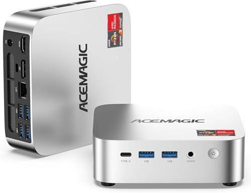 ACEMAGIC ミニpc ryzen 【16GB DDR4+1TB SSD 増設可】4300U mini pc Type-C/HDMI/DP 4K×3画面 4C/4T 最大3.7GHz ミニパソコン Windows11 Pro USB3.2×6 静音・高ｍａ