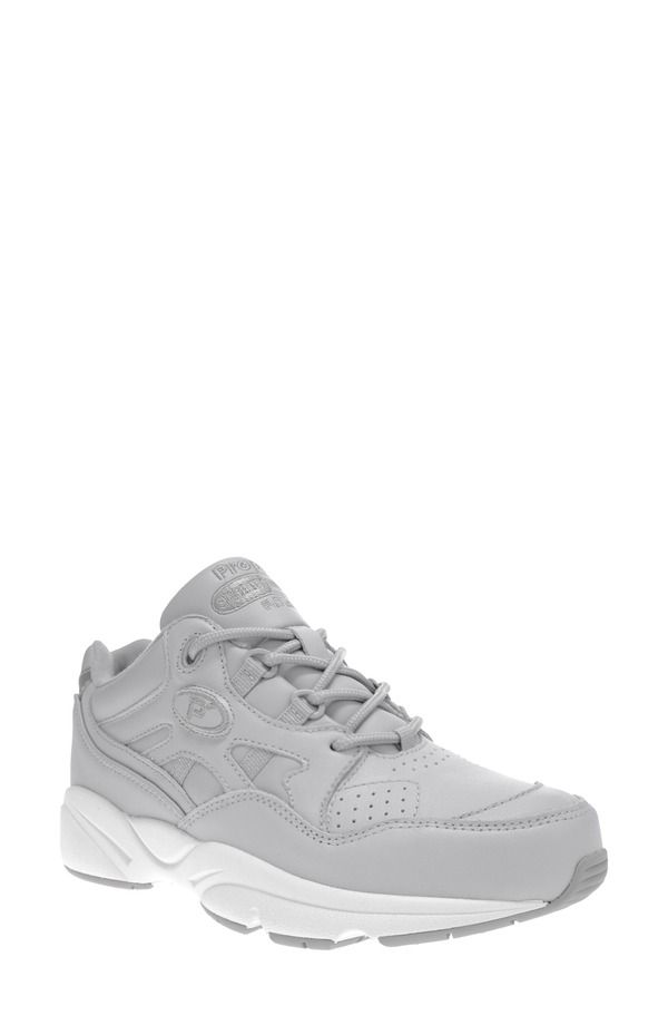 プロプト レディース シューズ オックスフォード Propt Stability Walker Oxford White Grey ホワイト