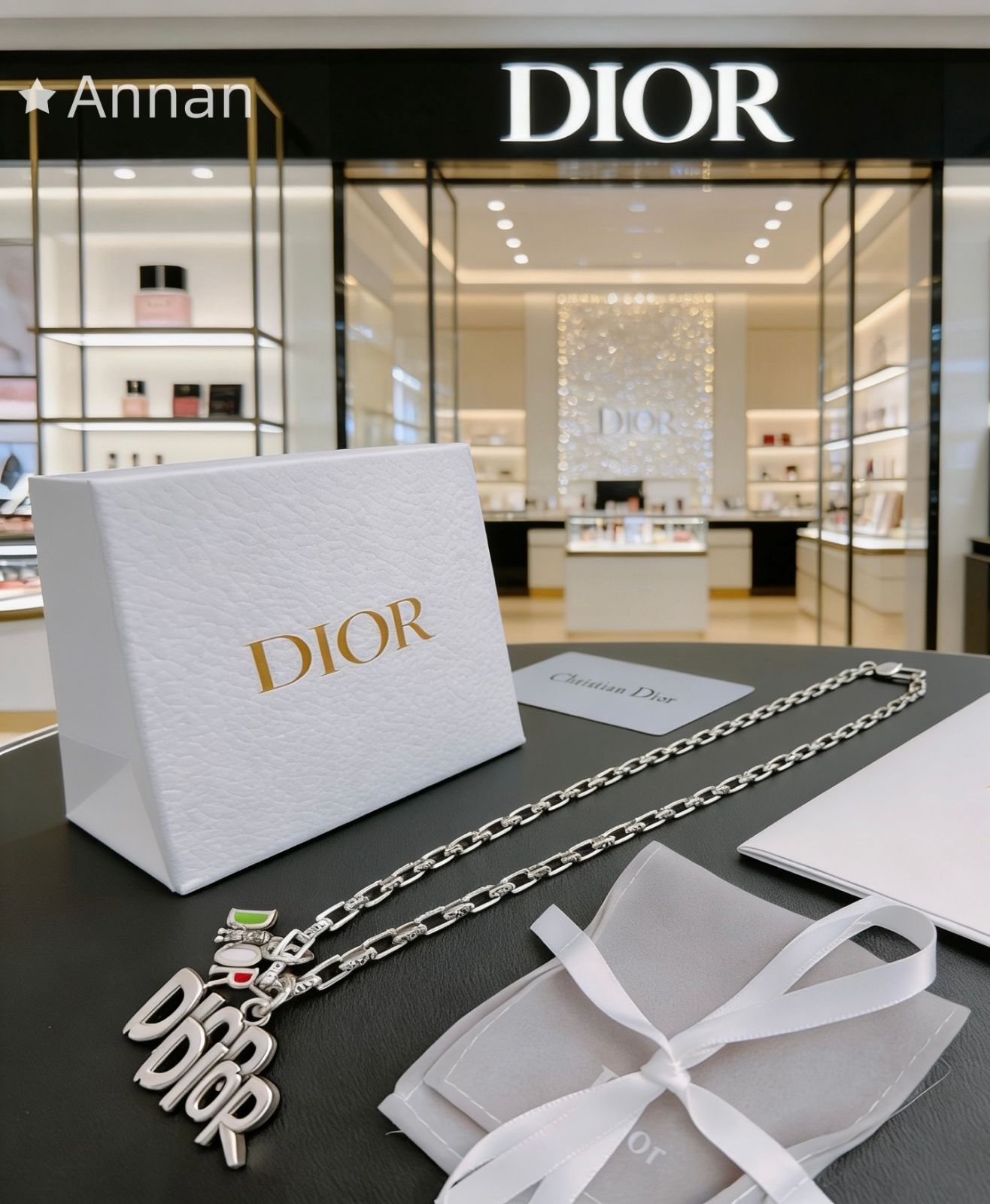大人気 超美品 新品！新品 CHRISTIAN DIOR クリスチャン ディオール ネックレス メンズ 結婚式 卒業式 清楚 イベント 入学式