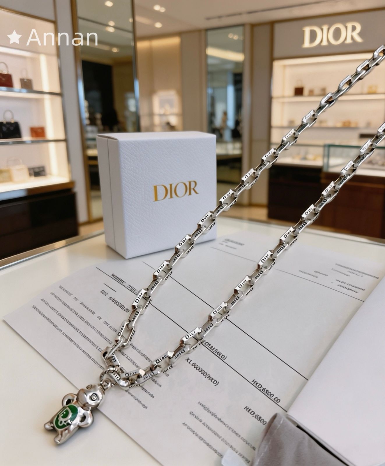 超美品 限定品 超美品 超美品 新品 CHRISTIAN DIOR クリスチャン ディオール ネックレス メンズ 結婚式 卒業式 清楚 イベント 入学式