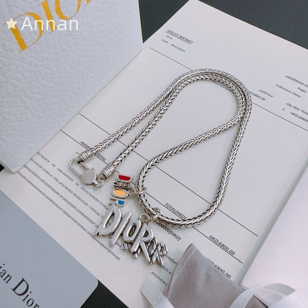 【大特価】 人気 新品 CHRISTIAN DIOR クリスチャン ディオール ネックレス メンズ 結婚式 卒業式 清楚 イベント 入学式