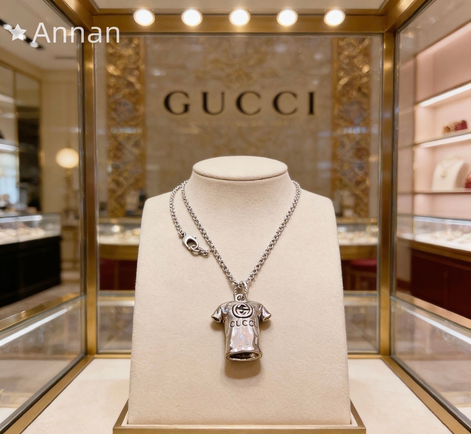 未使用に近い 美品★ 美品美品新品 GUCCI グッチ ネックレス メンズ 結婚式 卒業式 清楚 イベント 入学式