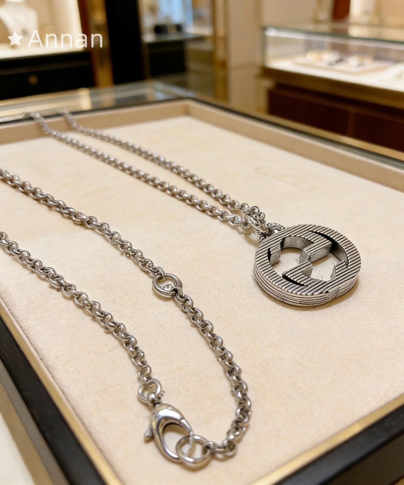 【超極上美品】 美品 新品 GUCCI グッチ ネックレス ネックレス メンズ 結婚式 卒業式 清楚 イベント 入学式