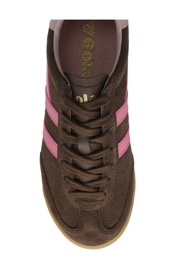 ゴラ レディース シューズ スニーカー Gola Torpedo Sneaker Dark Brown Pink Chalk Pink チョーク