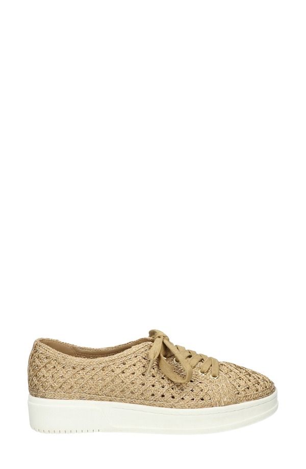 ベラヴィータ レディース シューズ スニーカー プラットフォーム レース Bella Vitabagale Lace Platform Sneaker Gold Raffia ゴールド