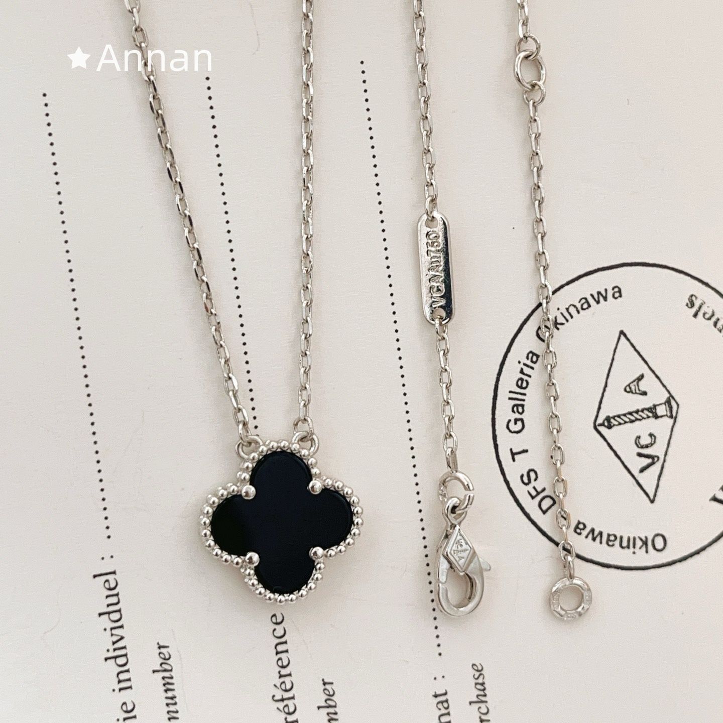 状態良 新品！新品 VAN CLEEF & ARPELS ヴァン クリーフ アンド アーペルス ネックレス レディース 結婚式 卒業式 清楚 イベント 入学式