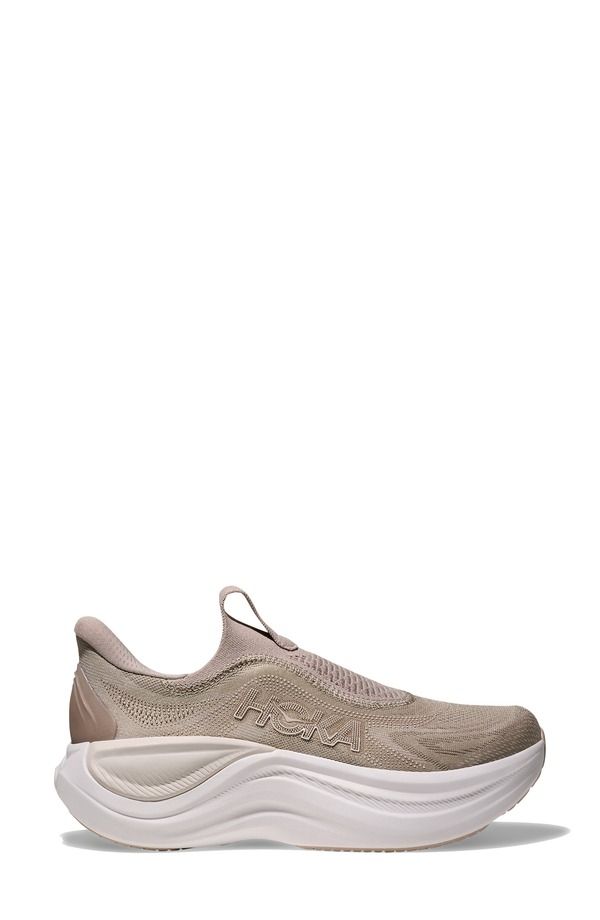 ホカオネオネ レディース シューズ スニーカー レース HOKA Skyward Laceless Recovery Sneaker Putty White ホワイト ホカオネオネ レディース シューズ スニーカー レース HOKA Skyward Laceless Recovery Sneaker Putty White ホワイト