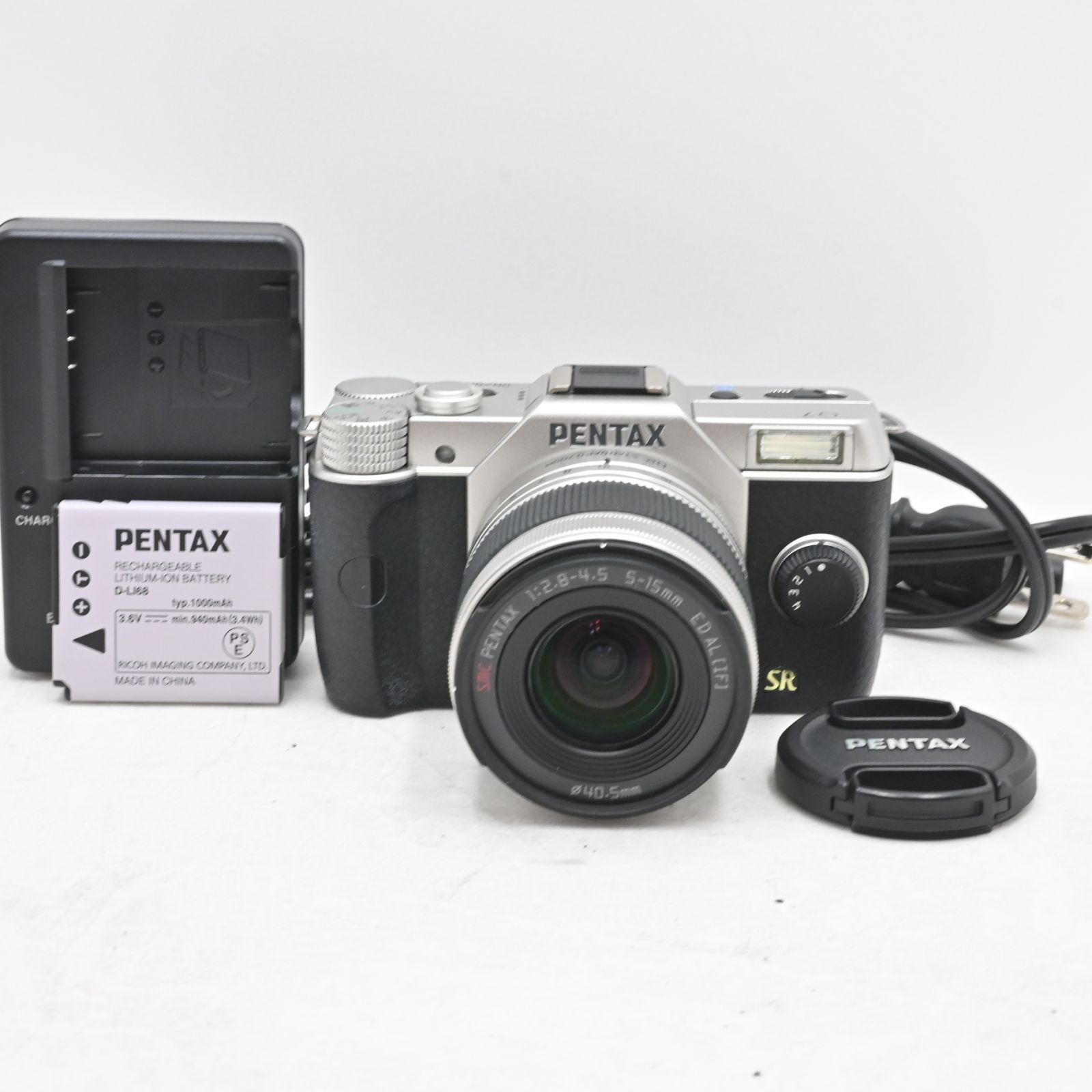 PENTAX ミラーレス一眼 Q7 ズームレンズキット [標準ズーム 02 STANDARD ZOOM] シルバー