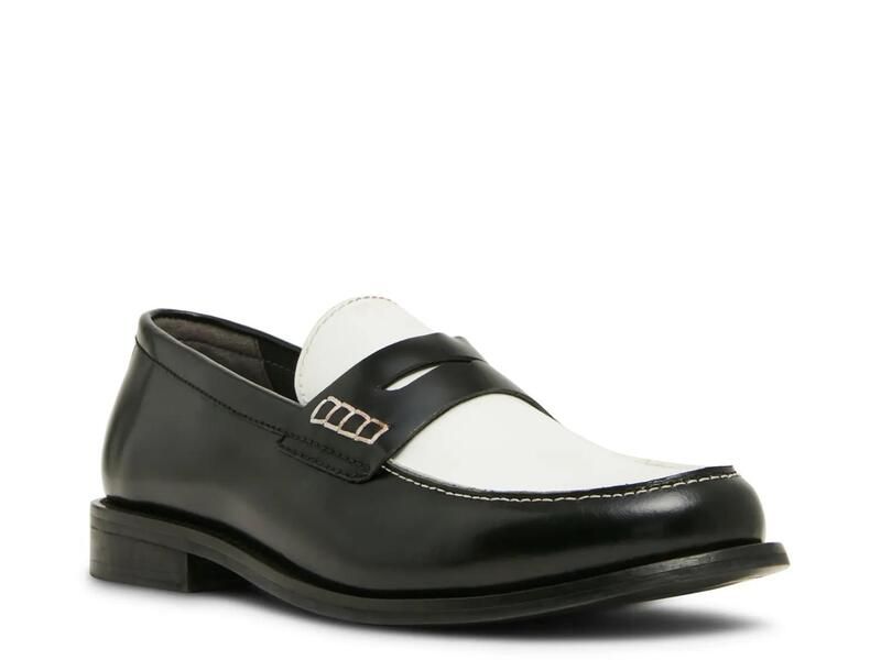 スティーブ マデン メンズ シューズ スリッポン・ローファー Steve MaddenDalton Penny Loafer BlackWhite ホワイト