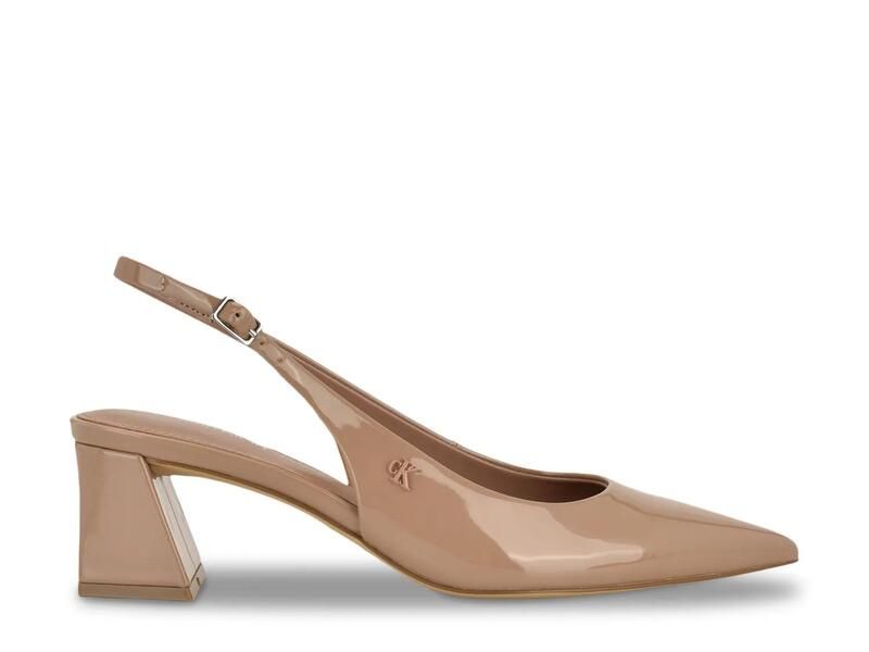 カルバンクライン レディース シューズ パンプス Calvin KleinSarra Pump Beige Patent ベージュ