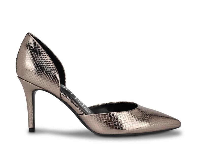 カルバンクライン レディース シューズ パンプス Calvin KleinGloria Pumpewter Metallic ピューター