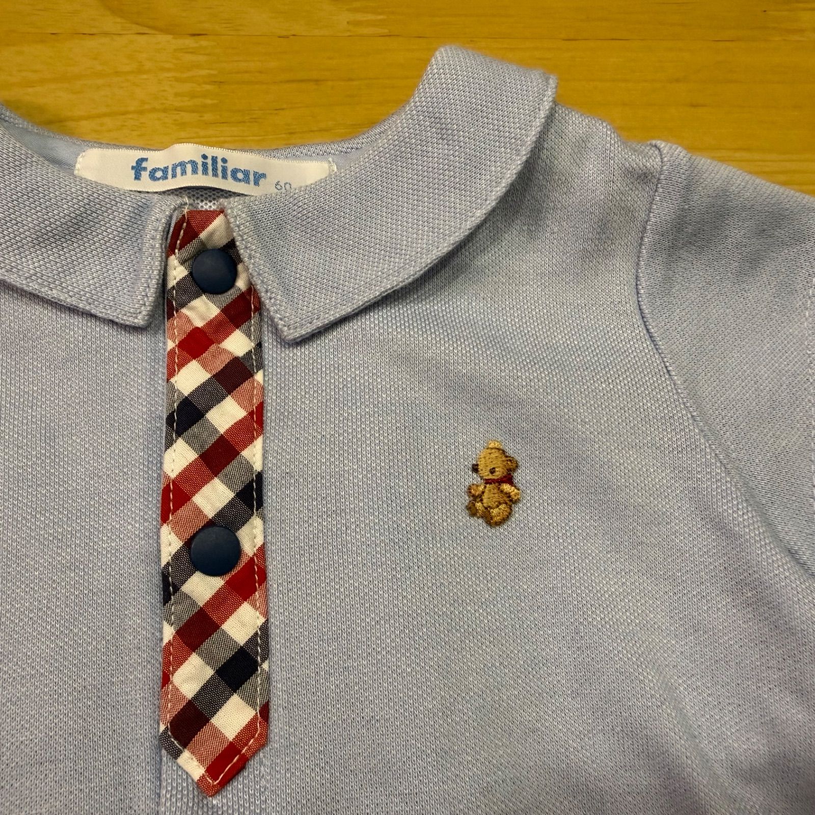 ファミリアロンパース◎極美品◎サイズ60 - メルカリ